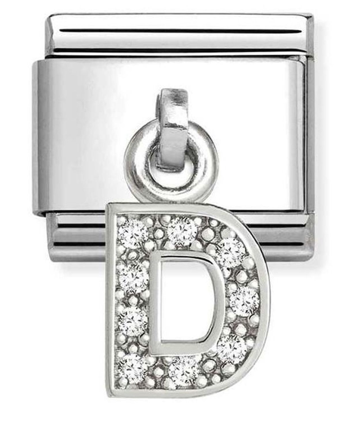 Nomination Charms Wisząca Literka D z Cyrkoniami 33181804  Oryginalny Charms do Bransoletki.jpg